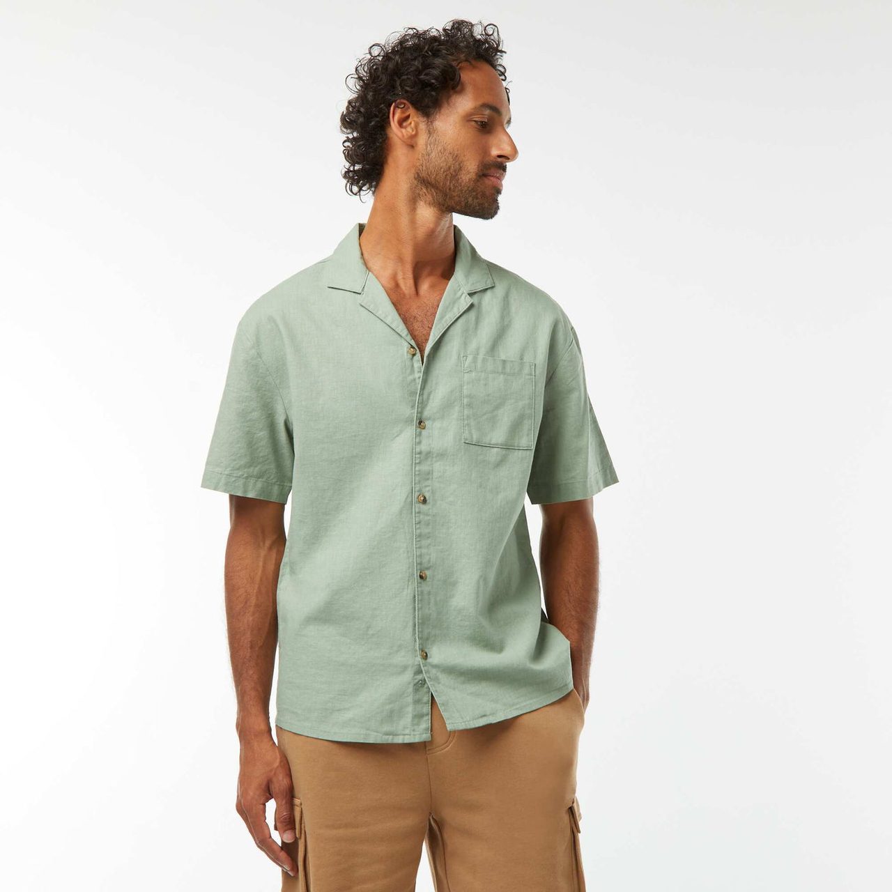 Chemise vert sauge