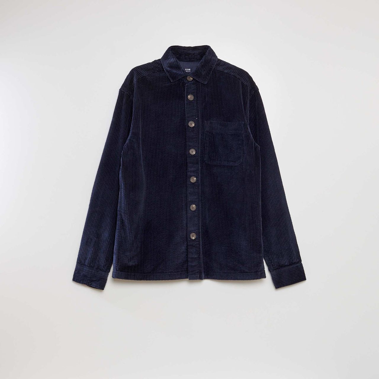 Surchemise velours marine