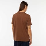 T-shirt maille fantaisie marron 3