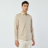 Chemise popeline beige 1