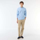 Chemise lin bleu ciel 2