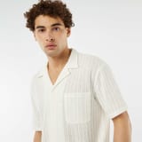 Chemise ajourée écrue 3