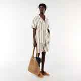 Chemise rayée col cranté 2