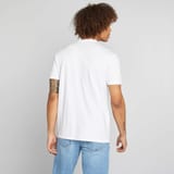 Polo piqué col mao blanc 3