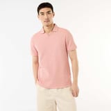 Polo piqué rose pâle 3