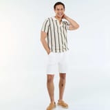 Polo maille tricot kaki 3