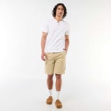 T-shirt col tunisien blanc 2