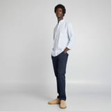 Chemise oxford bleu 2