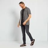 Jean slim gris foncé 2