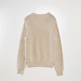 Pull maille chinée beige 2