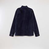Surchemise velours marine 2
