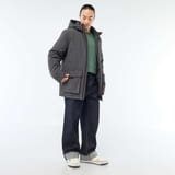 Parka légère à capuche noire 2