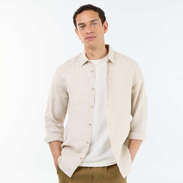 Chemise en lin naturel