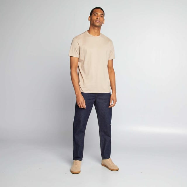 Jean tapered slim brut