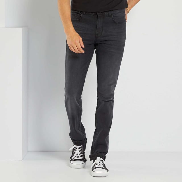 Jean slim gris foncé