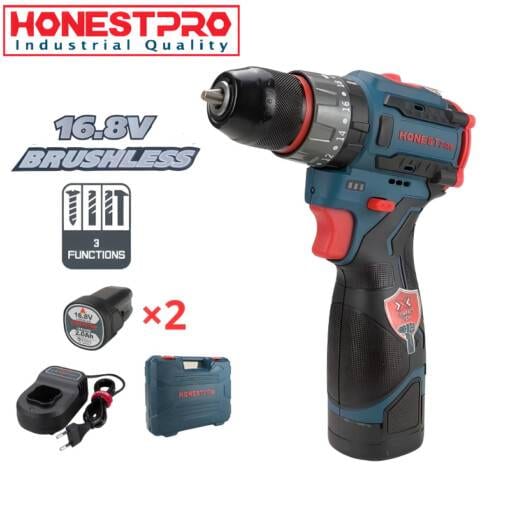 avec visseuse16.8v Brushless HONESTS PRO